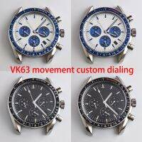 เคส VK63 39มม. นาฬิกาสำหรับผู้ชายควอทซ์อุปกรณ์เสริมการเคลื่อนที่ Jam Tangan Elektronik VK63แป้นหมุนหมายเลขแพนด้าชิ้นส่วนนาฬิกา