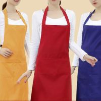 ☫✇◎ Pure Color Sleeveless Apron Cooking Waiter Cafe Shop Home Kitchen Household Cleaning Apron Woman Men Chef BBQ Hairdresser Aprons