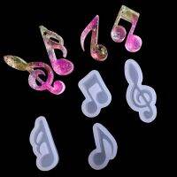 Musical Note Pendant Silicone Mold Resin Jewelry Fondant Cake Diy Mould Tools Pendant Bracelet Making Mold Jewelry Decoration Bread Cake  Cookie Acces