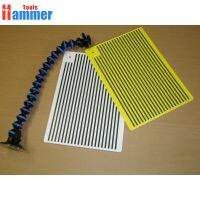 Hammer tools Super White and Yellow car dent repair Lined Dent Board - Reflector Board - Replaces Portable Dent Light