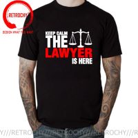 Funny Summer Have No Fear Lawyer Is Here T Shirt Men Tops Law T Shirt Casual Cotton Short Sleeve Lawyer T-Shirt Tee Shirt Camisa