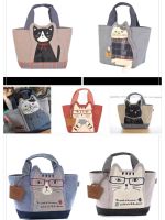 Kusuguru Original Three-Dimensional Bag Handbag Hand Bag With Rice Shopping Shopping Commuter Bag Cute Cartoon Cloth Bag 【AUG】