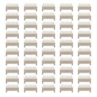 ¤✎ 50Pcs Miner Connector 2X9P Male Socket Straight Pin Double Row Buckle for Asic Miner Antminer S9 S9J S9K L3 Z9Mini Z11