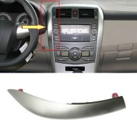 2Pcs Dashboard Trim Cover Strip for Altis 2009 2010 2011 2012 2013 Central Control