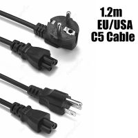 ✓ EU US Power Cable Cord IEC C5 Power Supply Cord AC Extension Cable For AC Adapters Laptop Notebook Lenovo Sony Samsung Laptop