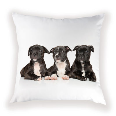 Custom Cartoon Cute Pillowcase Decorative for Pillow White Animal Throw Pillow Covers Car Sofa Chair Creative Home Cushion Cover