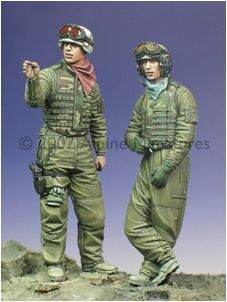 1/35 OIF US Tank Crew Set (2 figures) with 2 different heads Resin kit ...