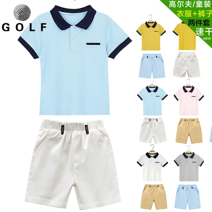 Children GOLF clothes suit boy girl han edition youth GOLF clothing