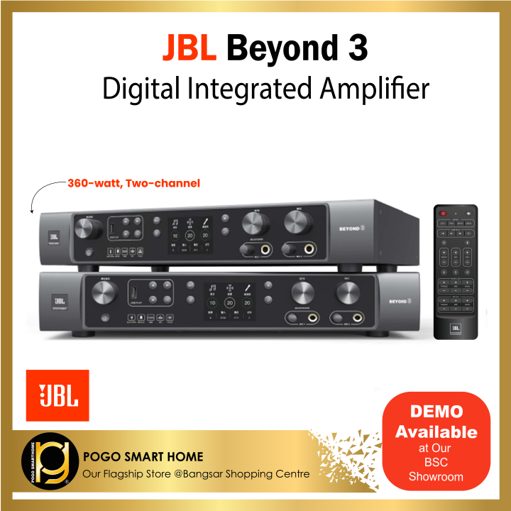JBL BEYOND 3, 360watt, Twochannel Digital Integrated Amplifier Lazada