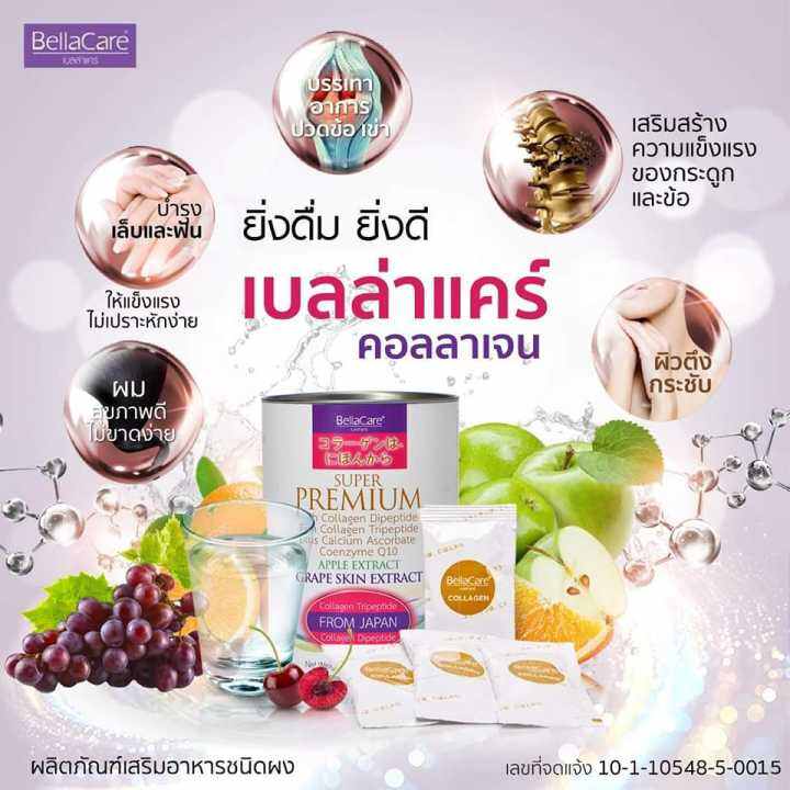 bellacare-เบลล่าแคร์-คอลลาเจน-ไตรเปปไทด์-นำเข้าจากประเทศญี่ปุ่น-ขนาด30ซอง