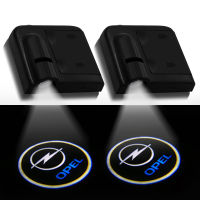 VEHICAR 2Pcs Wireless Car Door Led Welcome Light for OPEL OPC Projector Logo Light Ghost Shadow Light Lamp Accessories