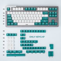 （Miss qis keycap）150 KeysS Keycap โปรไฟล์ MSA ปุ่มกดภาษาอังกฤษสำหรับ Mechanical64/68/84/104คีย์บอร์ดสีขาว ISOGaming