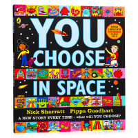 You choose in space English original picture book imagination cultivation famous Nick sharratt paperback large format childrens English early education enlightenment picture book