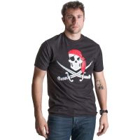 ธงโจรสลัด Jolly Roger | เสื้อยืด พิมพ์ลายหัวกะโหลก และกระดูกไขว้ แฟชั่นฤดูร้อน สําหรับผู้ชาย และผู้หญิง  LECQ