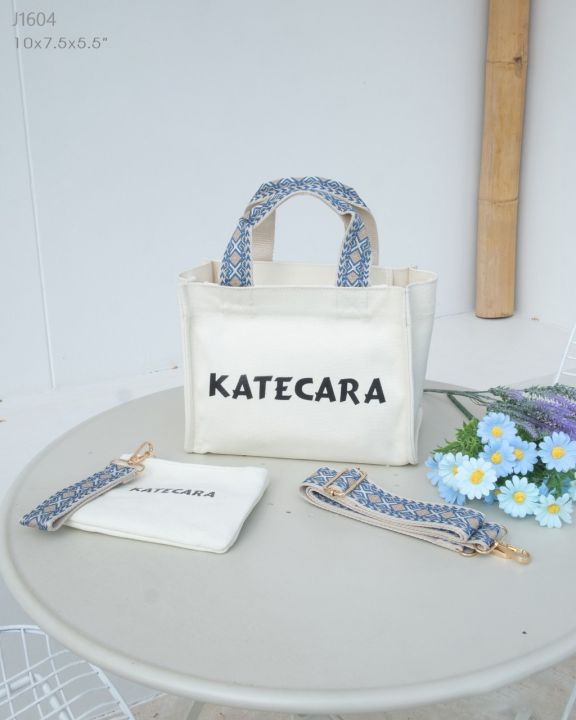 กระเป๋าสะพายพรีเมี่ยมแคสวาส-katecara-no-j-1604