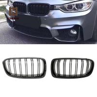 กระจังหน้ารถยนต์ สีดําเงา สําหรับ BMW 3 Series F30 F31