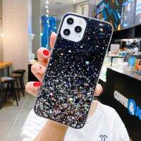 เคสสำหรับ iPhone 14 14Pro 14Plus IPhone14 Pro Max Plus เคสโทรศัพท์กลิตเตอร์ TPU นุ่มใสสีชมพูเคสกันกระแทกส่องแสงเป็นประกายวิบวับ