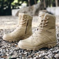 Murah ขายส่ง5.11 sparta รองเท้ากองทัพระบายอากาศกองกำลังพิเศษ SWAT COMBAT BOOTS ซิปรองเท้ายุทธวิธีประเภทการทำงาน pdrm ตำรวจ ascar รองเท้าเดินป่ารองเท้าทะเลทราย rj9u