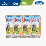 Sữa dinh dưỡng Ngũ cốc - yến mạch Vinamilk ADM - Lốc 4 hộp 180ml