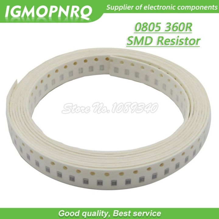 300pcs 0805 SMD Resistor 360 ohm Chip Resistor 1/8W 360R ohms 0805 360R