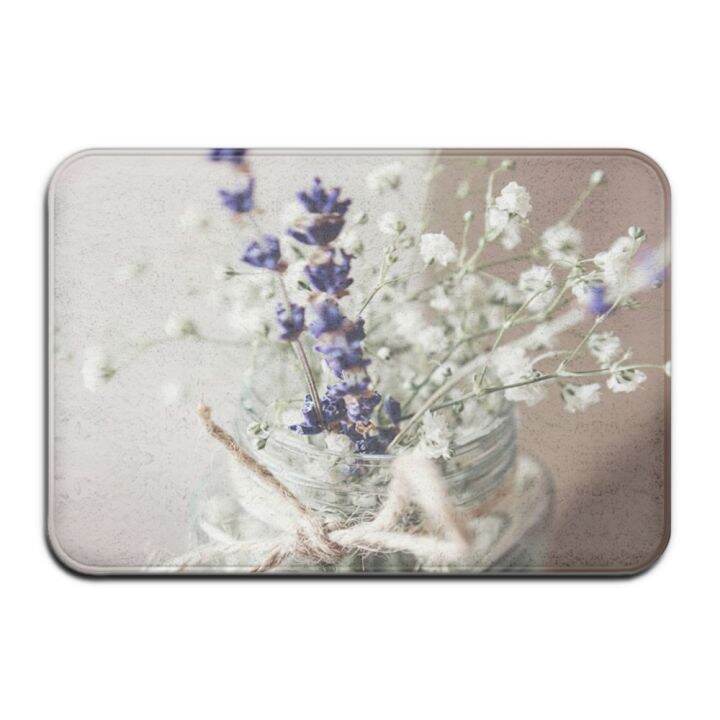 1pcs-lavender-print-mat-kitchen-mats-for-floor-doormat-welcome-mat-entrance-door-mat-bath-mat-entrance-door-mat-customized-mat