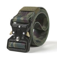 【YF】 Combat Belts Release Fashion Men Canvas Waistband Outdoor Hiking Tools