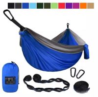 Hot selling outdoor portable parachute nylon camping hammokhamockhamakhammock with tree strap