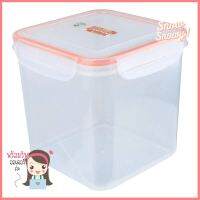 กล่องอาหารเหลี่ยมสูง POPLOCK 9143M 2.8 ลิตร สีส้มFOOD CONTAINER POP LOCK 9143M 2.8L ORANGE **ด่วน สินค้าเหลือไม่เยอะ**