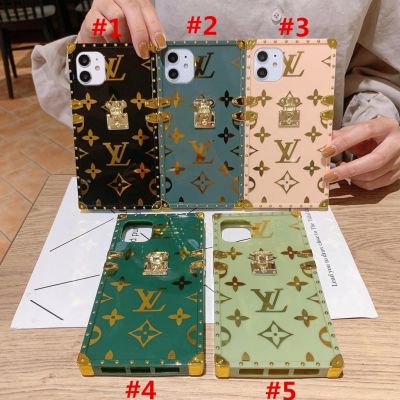 For iPhone 11 Pro Max X XR XS MAX 6 6S 7 8 Plus Fashion Brand Square Phone Case