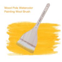 [Kiki tool store] Paint Brush Water color Painting Brush Wool Brush Wooden Handle Paint Brush for Gouache Oil Painting Art Supplies for work home