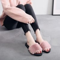 ur Slippers Home Anti-Slip Women Warm Cotton Trailer Shoes