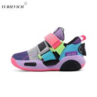 2023 New Childrens Basketball Shoes for Boys Girls Non-slip Kids Sport Shoes Lightweight Breathable Outdoor Sneakers Size 31-40