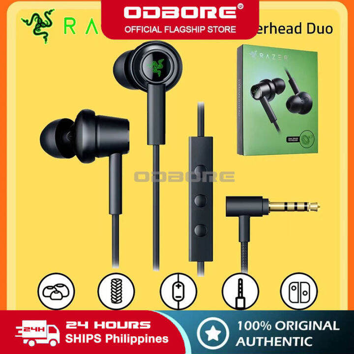 Razer Hammerhead Duo InEar Wired Gaming Earphones Wired Earphone For