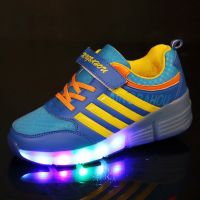 28-42 LED roller shoes รองเท้าสเก็ต 1 ล้อ มีสวิตปิด-เปิดไฟ รองเท้ามีล้อ