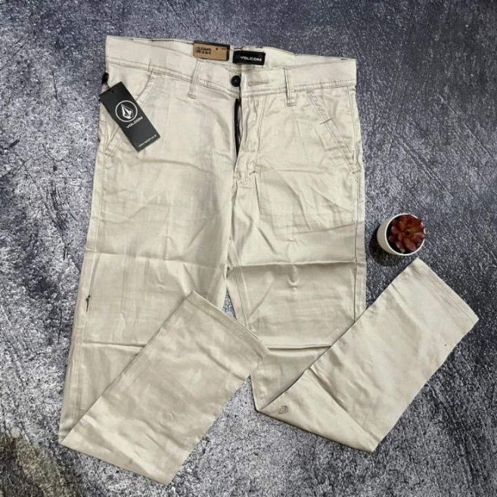 chinos-volcom-กางเกงขายาว-พรีเมี่ยม-แต่งกระจกหิน