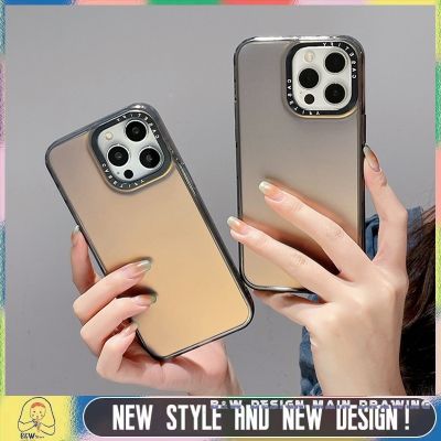 ❆❐ เคสโทรศัพท์มือถืออะคริลิค กันกระแทก ลายเลเซอร์ สไตล์มินิมอล สําหรับ iPhone 14 13 12