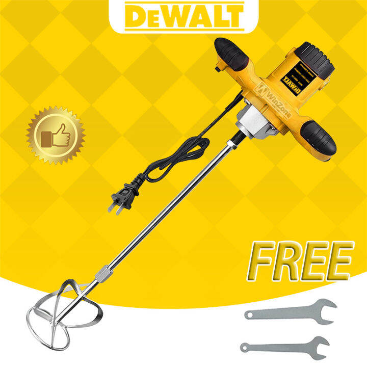 DeWALT Concrete Mixer Portable Electric Mud Mixer for Mixing mortar 6