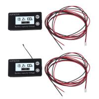 ZZOOI Q6PE for Dc 12V 24V 48V 72V Battery Capacity Indicator Lithium LiFePO4 Voltage Meter