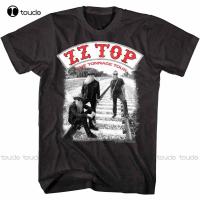 New Zz Top Tonnage Tour MenS T Shirt Baddest Men Rock Band Album Music Merch Black Cotton T Shirt Tee Custom Aldult Teen Unisex