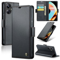 Realme 10 Pro+ Case, WindCase PU Leather Kickstand Wallet Magnetic Closure Flip Case Cover for Realme 10 Pro+