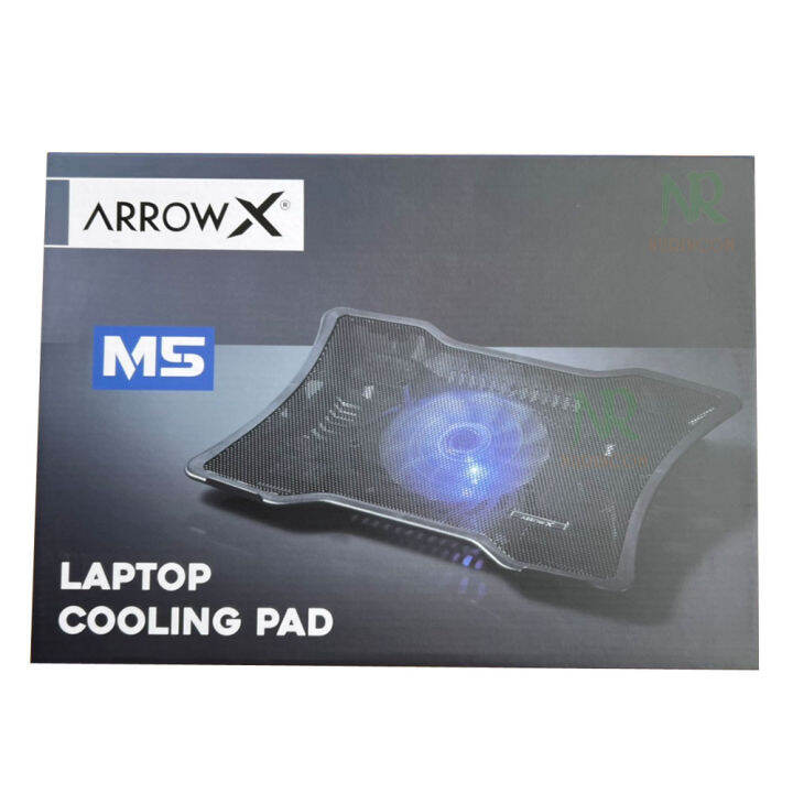 arrowx-fan-notebook-พัดลมระบายความร้อนโน๊ตบุ๊ค-m5-laptop-cooling-pad