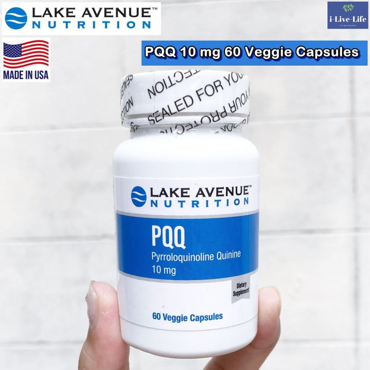 พีคิวคิว-pqq-pyrroloquinoline-quinone-10-mg-60vegcaps-lake-avenue-nutrition