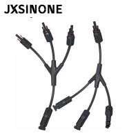 ✥✈ JXSINONE 1pair 3 To 1 Solar Y Branch Connector With 4mm2 Solar Cable MMMF /FFFM TUV Approved For Solar Pv System