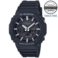 Time&amp;Time CASIO G-Shock นาฬิกาข้อมือผู้ชาย สีดำ สายเรซิน รุ่น GA-2100-1ADR (ประกัน CMG)