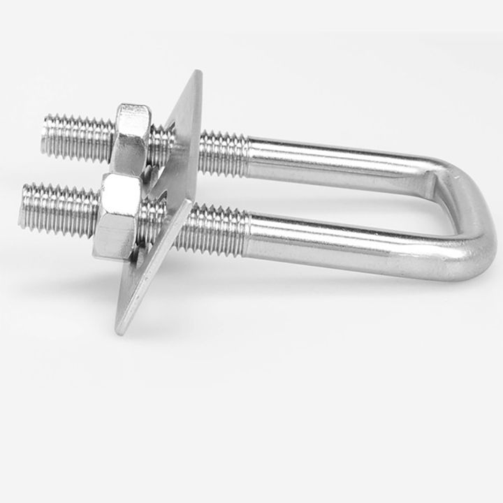 m6810-squa-bolt-304-stainless-steel-u-screw-square-clamp-square-pipe-clamp-right-angle-bolt-with-baffle-square-clamp-hw20-200mm