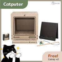 KAFBO x LOGA Catputer ที่ลับเล็บแมวรูปคอมพิวเตอร์ ที่ฝนเล็บแมว บ้านแมว ของเล่นแมว