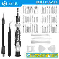 Brifit ชุดไขควง 52 in 1 Bits Magnetic Driver Kit ชุดไขควงความแม่นยำชุดซ่อมเครื่องมือสำหรับสมาร์ทโฟนคอมพิวเตอร์อิเล็กทรอนิกส์ Products