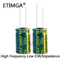 4PCS/LOT Low ESR/Impedance High Frequency 35v 3300UF Aluminum Electrolytic Capacitor Size 16*25 3300UF35V 20% WATTY Electronics