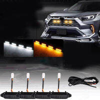 LED Grille Light Car Harness Mount รมควัน Amber สีขาวย่างโคมไฟสำหรับ Toyota RAV4 2019-2022