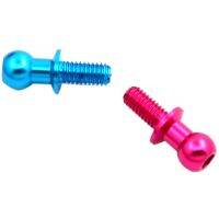 20Pcs M3 Metal Hex Ball Head Screws for Tamiya TT01 TT02 Sakura D5 1/10 RC Drift Car Spare Parts,10 Pcs Blue &amp; 10PcsPink